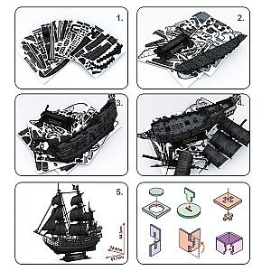 Puzzle CubicFun T4018h Queen Anne’s Revenge