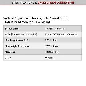 Suport pentru televizor Barkan E621