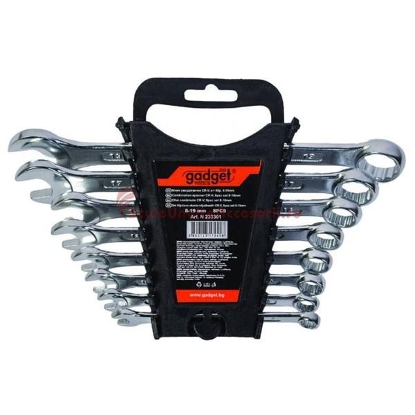 Set de chei GadgetTools 8-19 mm 8 buc