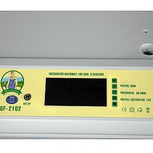 Incubator Micul Fermier Automat 192 oua 3 sertare (GF-2102)