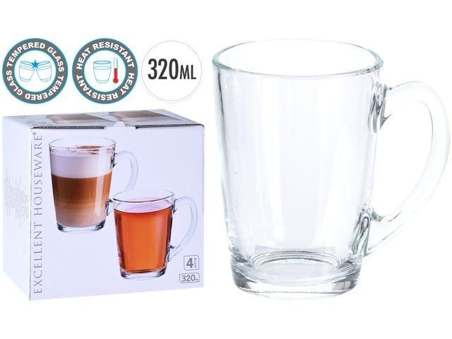 Set pentru ceai si cafea EH 4 buc. 320ml