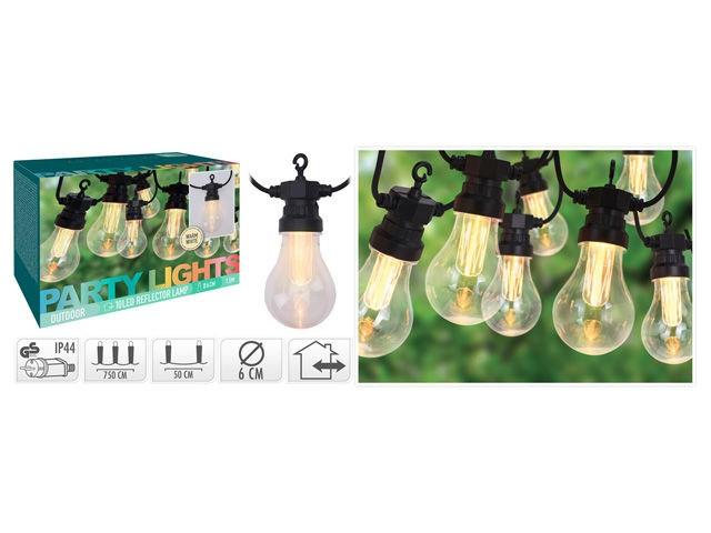 Luminite de Craciun Party Lights 10LED alb-cald