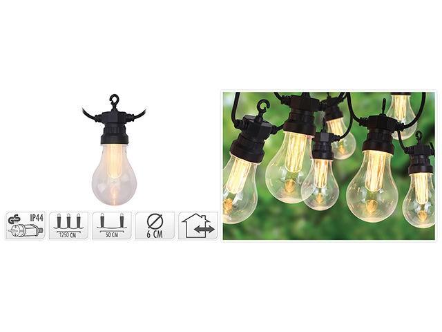 Luminite de Craciun Party Lights 20LED alb-cald