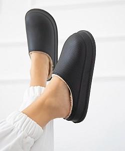 Slapi femei Jolly Feet Black JF_BK5