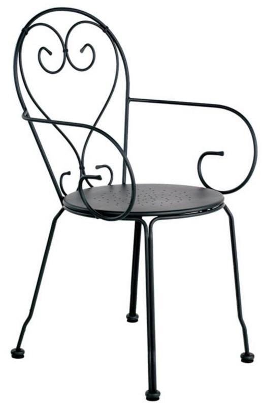 Scaun terasa Gardina Grup Moka Negru