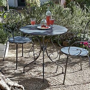 Scaun terasa Gardina Grup Moka Negru