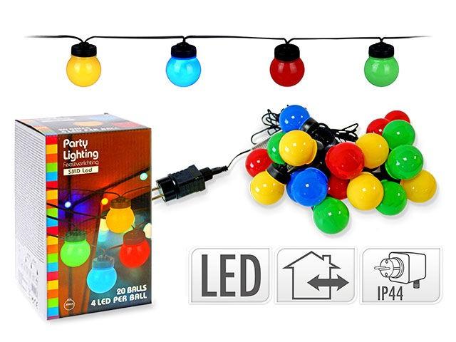 Luminite de Craciun Party Lights 20LED multicolore
