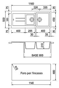 Chiuveta de bucatarie Plados Elegance AM11620