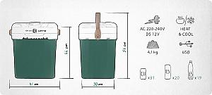 Geanta frigorifica Peme Ice-on 27L Pine Forest
