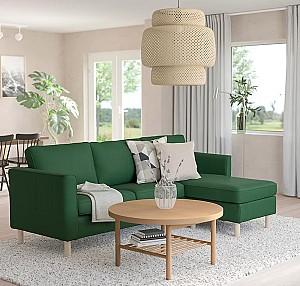Canapea coltar IKEA Parup Vissle Green