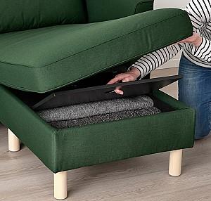 Canapea coltar IKEA Parup Vissle Green