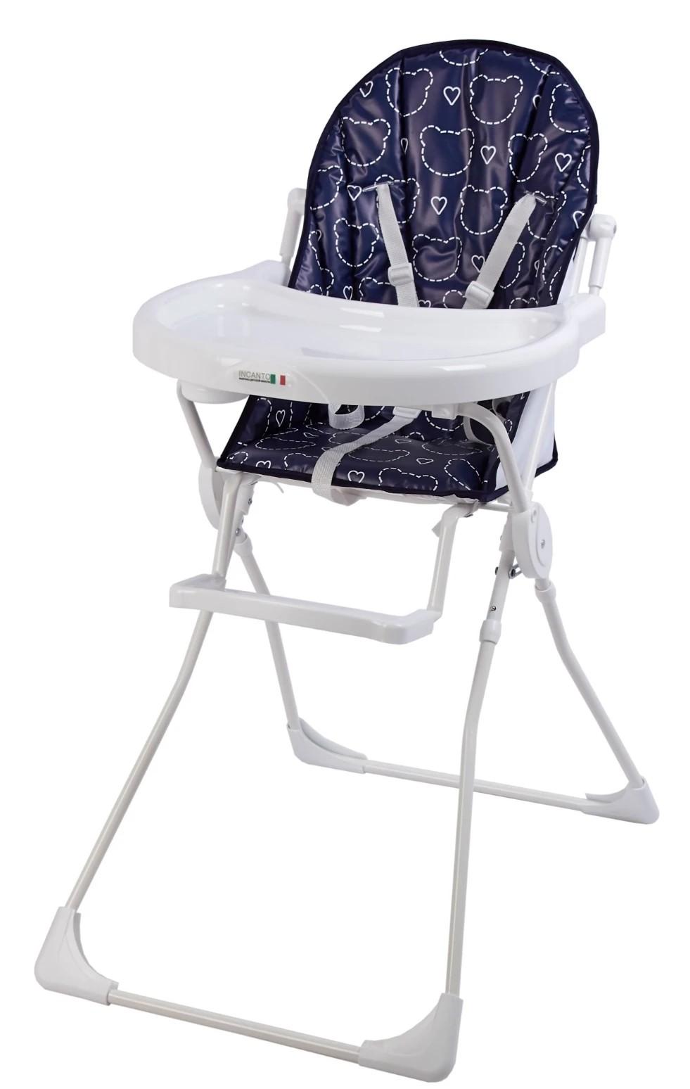 Scaun de masa simplu Incanto Egoza (ST-0008/5) Dark Blue