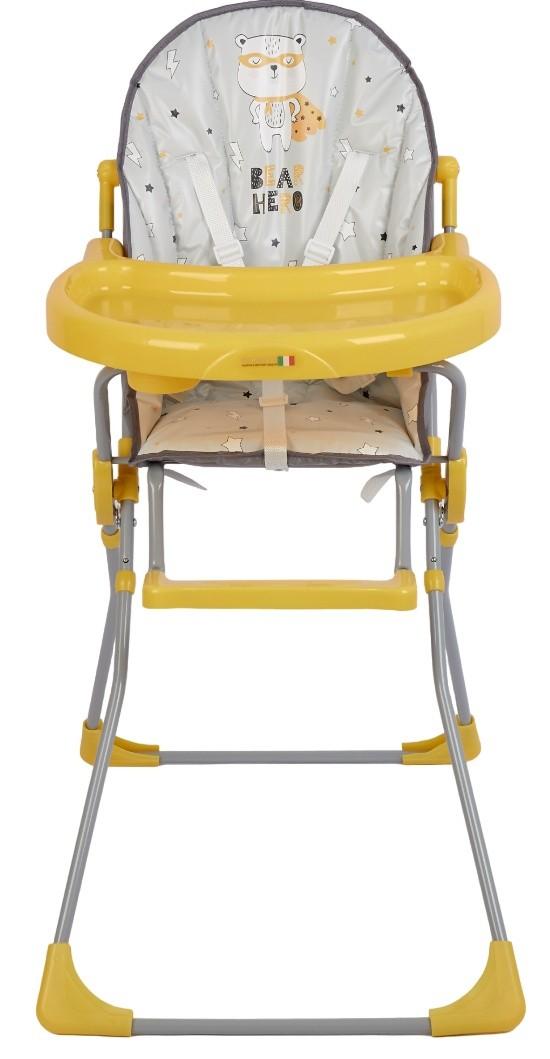 Scaun de masa simplu Incanto Bear (ST-0007/4) Yellow