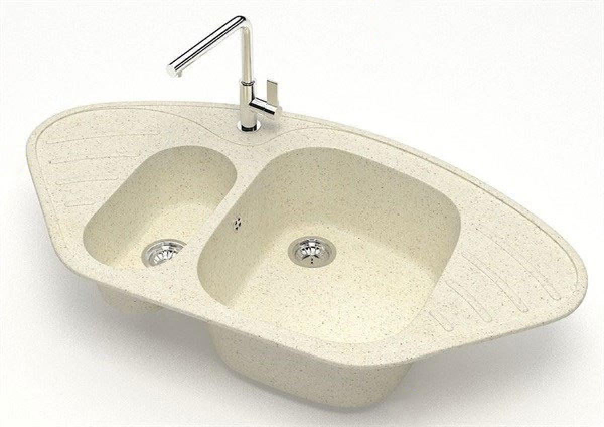 Chiuveta de bucatarie Marrbaxx F023Q2 Beige Mat