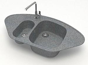 Chiuveta de bucatarie Marrbaxx F023Q8 Grey Mat