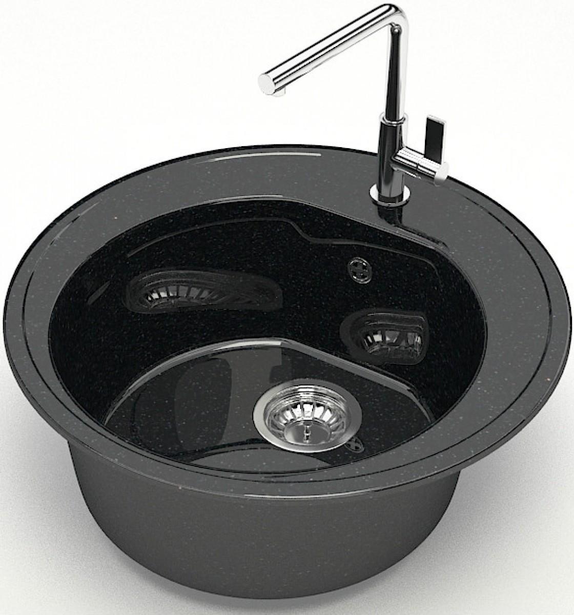 Chiuveta de bucatarie Marrbaxx Z003Q4 Black Lucios