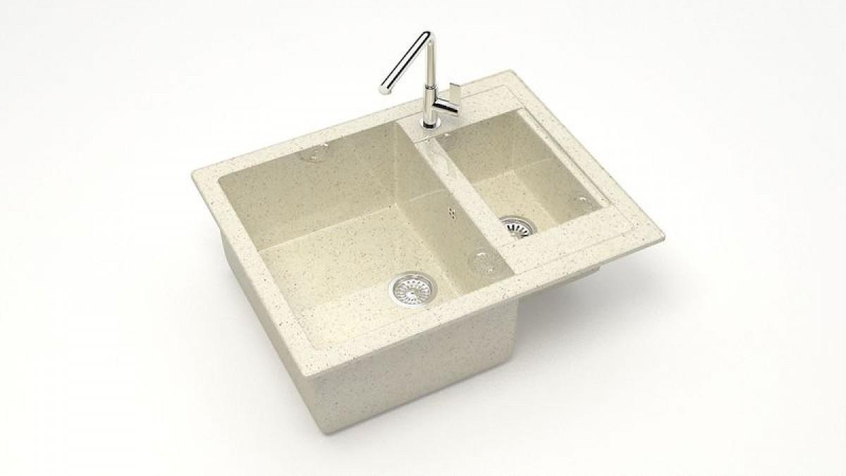 Chiuveta de bucatarie Marrbaxx Z019Q2 Beige Lucios