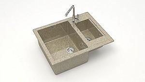 Chiuveta de bucatarie Marrbaxx Z019Q5 Sand Lucios