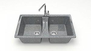 Chiuveta de bucatarie Marrbaxx Z026Q8 Grey Lucios