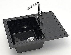 Chiuveta de bucatarie Marrbaxx Z150Q4 Black Lucios