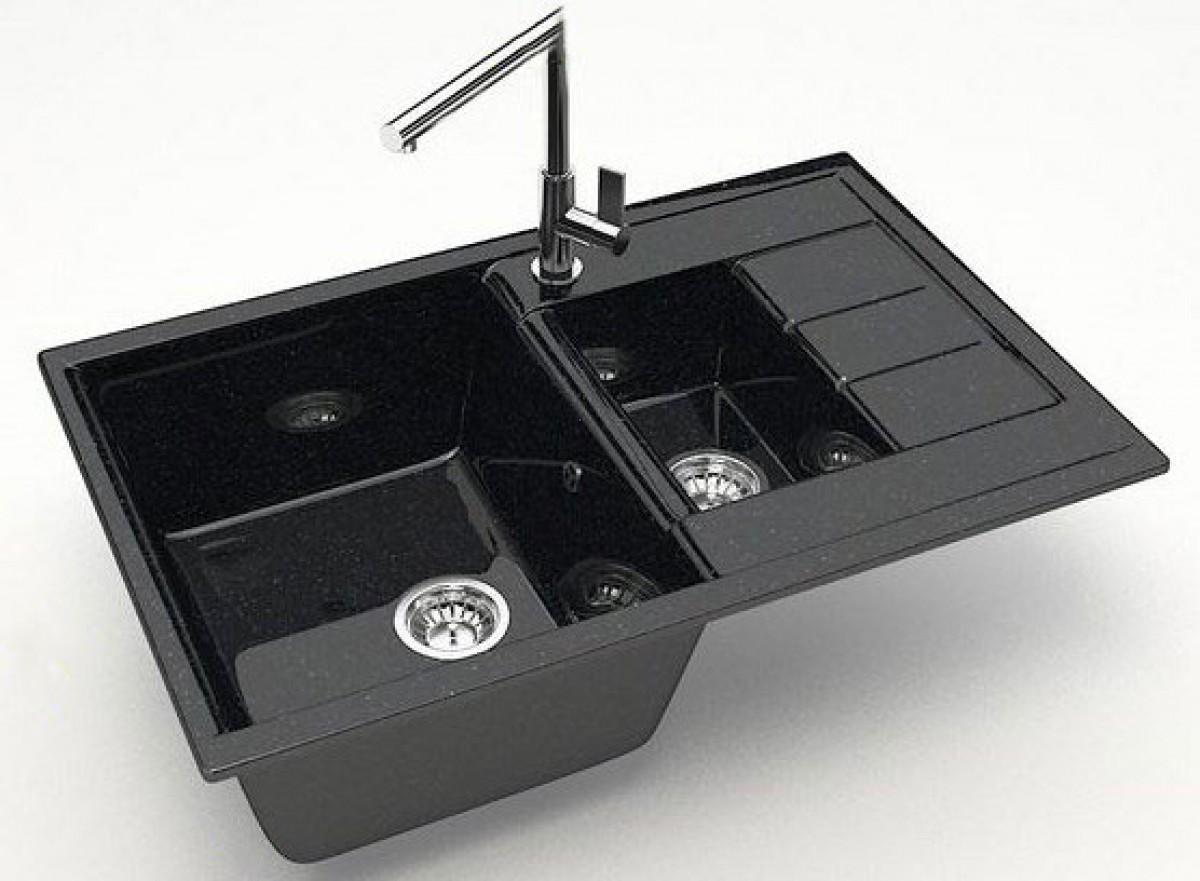 Chiuveta de bucatarie Marrbaxx Z210Q4 Black Lucios