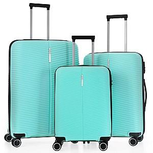 Valiza CCS 5224 Set Water Green