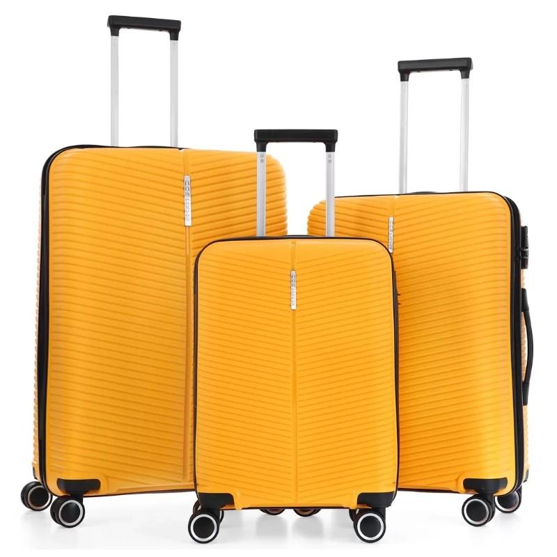 Valiza CCS 5224 Set Yellow
