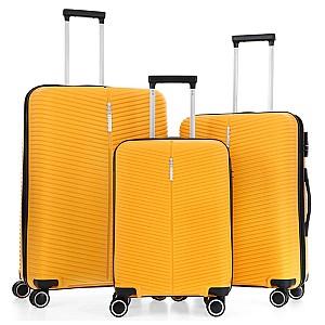 Valiza CCS 5224 Set Yellow