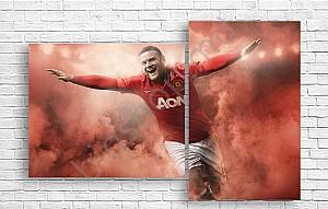 Tablou multicanvas Art.Desig WAYNE ROONEY, FOTBALISTUL DIN MANCHESTER