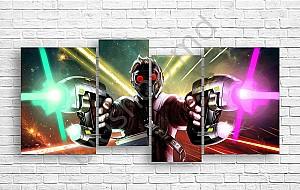 Tablou multicanvas Art.Desig Cyborg Man