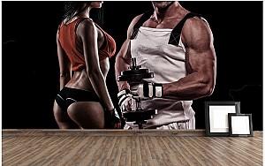 Fototapet 3d Art.Desig Sportul este Viața_3