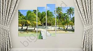 Tablou multicanvas Art.Desig MARE, PLAJA_2