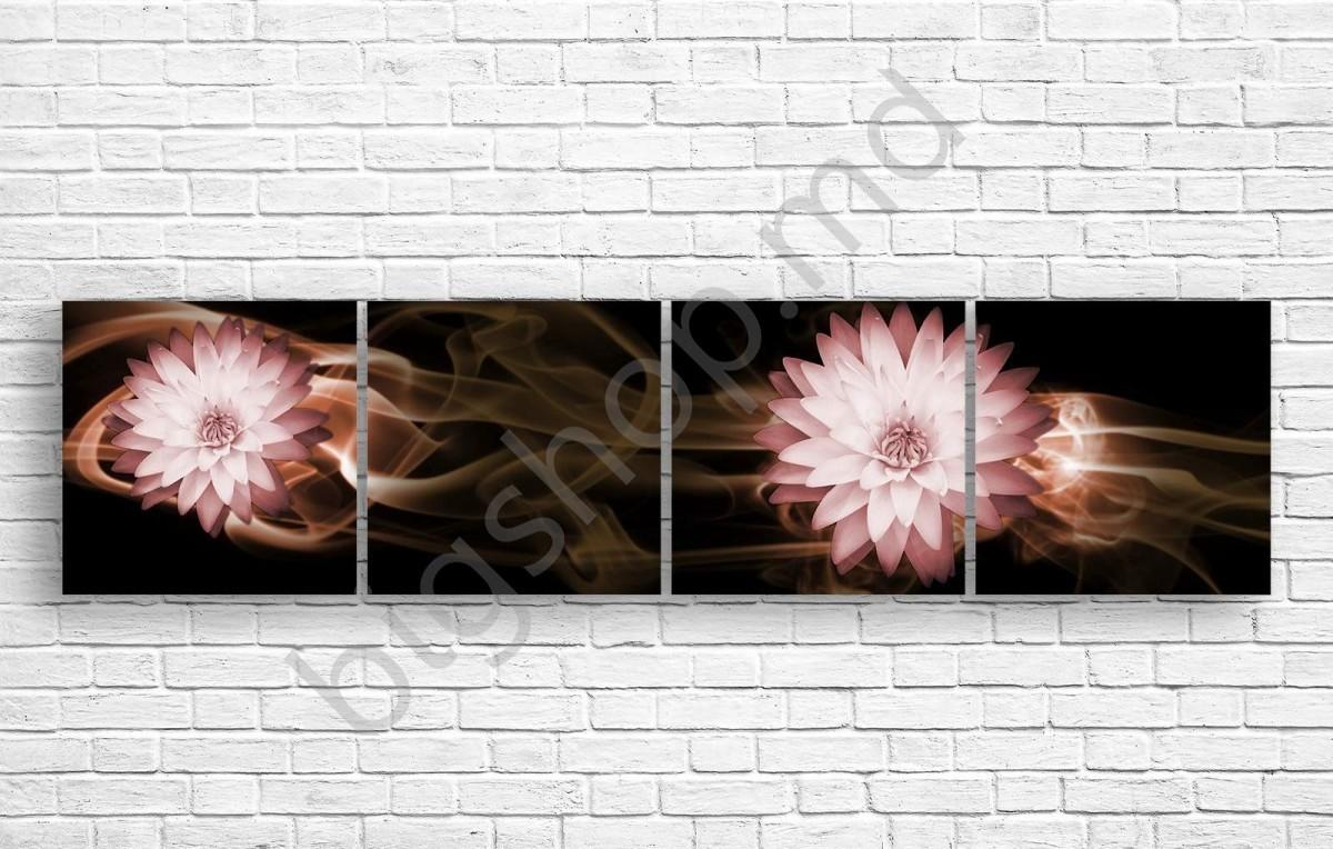 Tablou multicanvas Art.Desig ABSTRACȚIE, CRIZANTEME_2