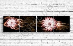 Tablou multicanvas Art.Desig ABSTRACȚIE, CRIZANTEME_2