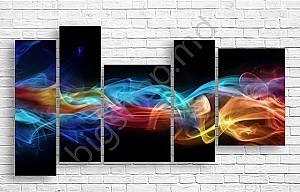 Tablou multicanvas Art.Desig ABSTRACTARE - JOC DE CULORI