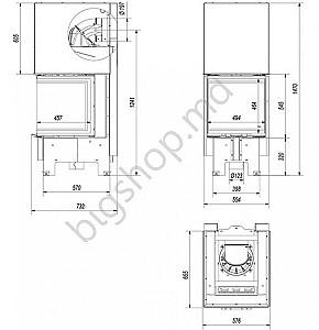 Focar semineu Kratki NBC 8