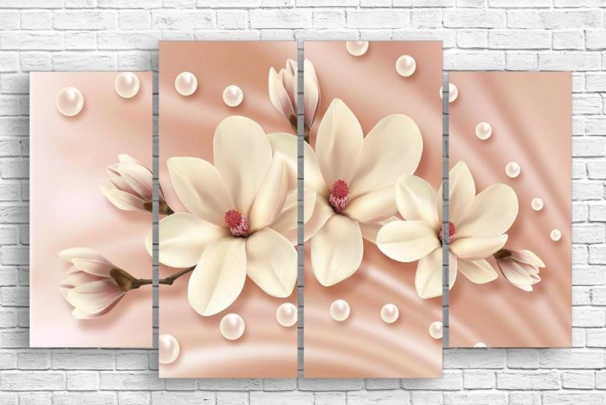 Tablou multicanvas Art.Desig Orhideele roz