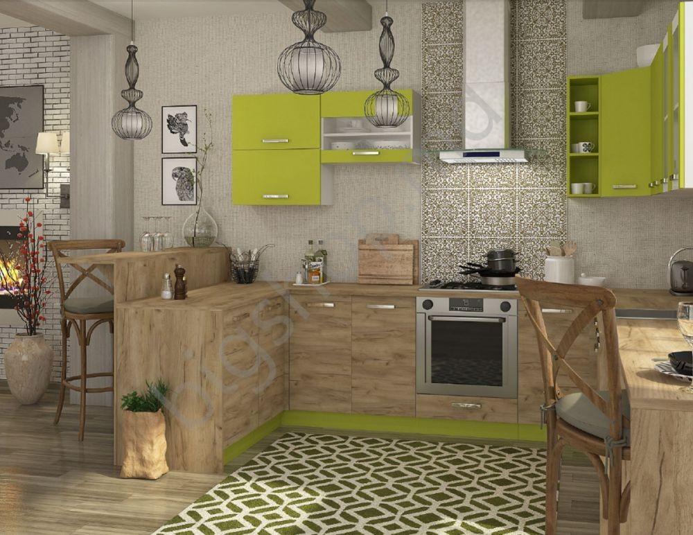 Set mobila bucatarie Sokme Sarlotta (1.46x3.0x3.3m)