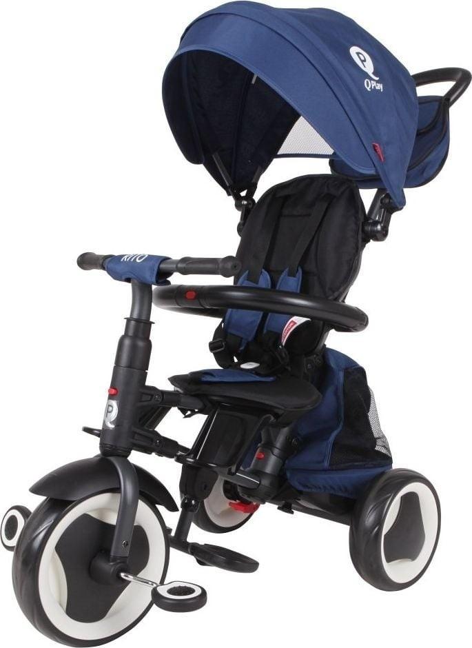 Tricicleta copii QPlay Rito Plus Blue