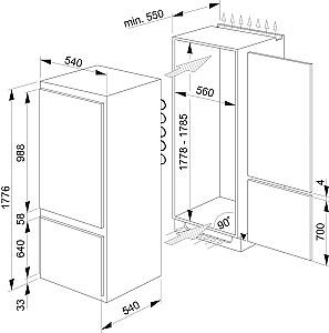 Frigider incorporabil Hansa BK316.3FA