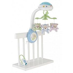 Carusel pentru patuc Fisher  price Butterfly Dreams 3-in-1 Project Mobile