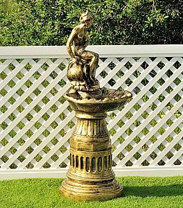 Decor pentru gradina Art Figure Fata pe piatră (3.03)