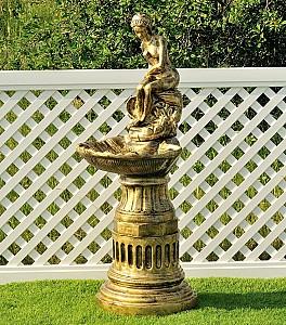 Decor pentru gradina Art Figure Fata pe piatră (3.03)