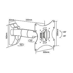 Suport pentru televizor Reflecta FLEXO 40-200B