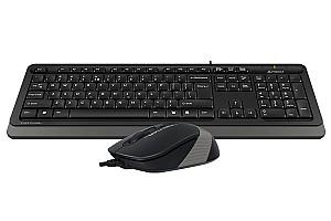 Set tastatura + Mouse A4Tech F1010 Black/Grey