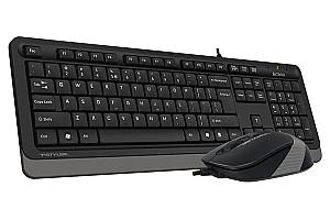Set tastatura + Mouse A4Tech F1010 Black/Grey