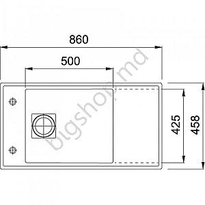 Chiuveta de bucatarie Franke Fresno FSG 211 Oyster