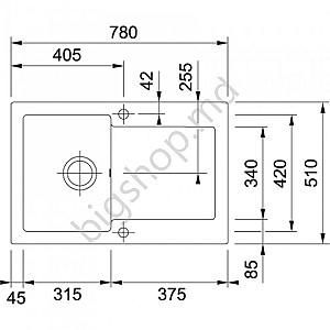 Chiuveta de bucatarie Franke Maris MRK 611-78 White