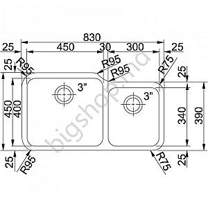 Chiuveta de bucatarie Franke Sottotop GAX 120