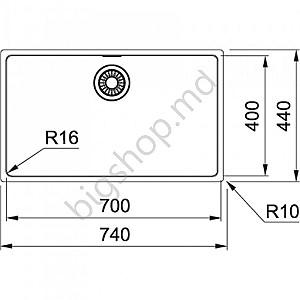 Chiuveta de bucatarie Franke Maris MRX 210-70 (127.0525.285)